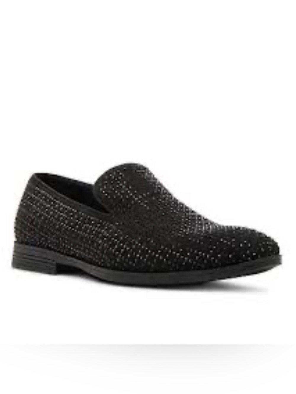 Madden Black Crystal Slip-On Men's Loafers Swaggrr Mens glitter Size 11.5